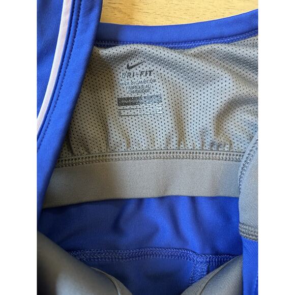 Serena Williams nike DUC Tennis dress S blue australian open 2012 Pleated Sheer - Picture 5 of 16